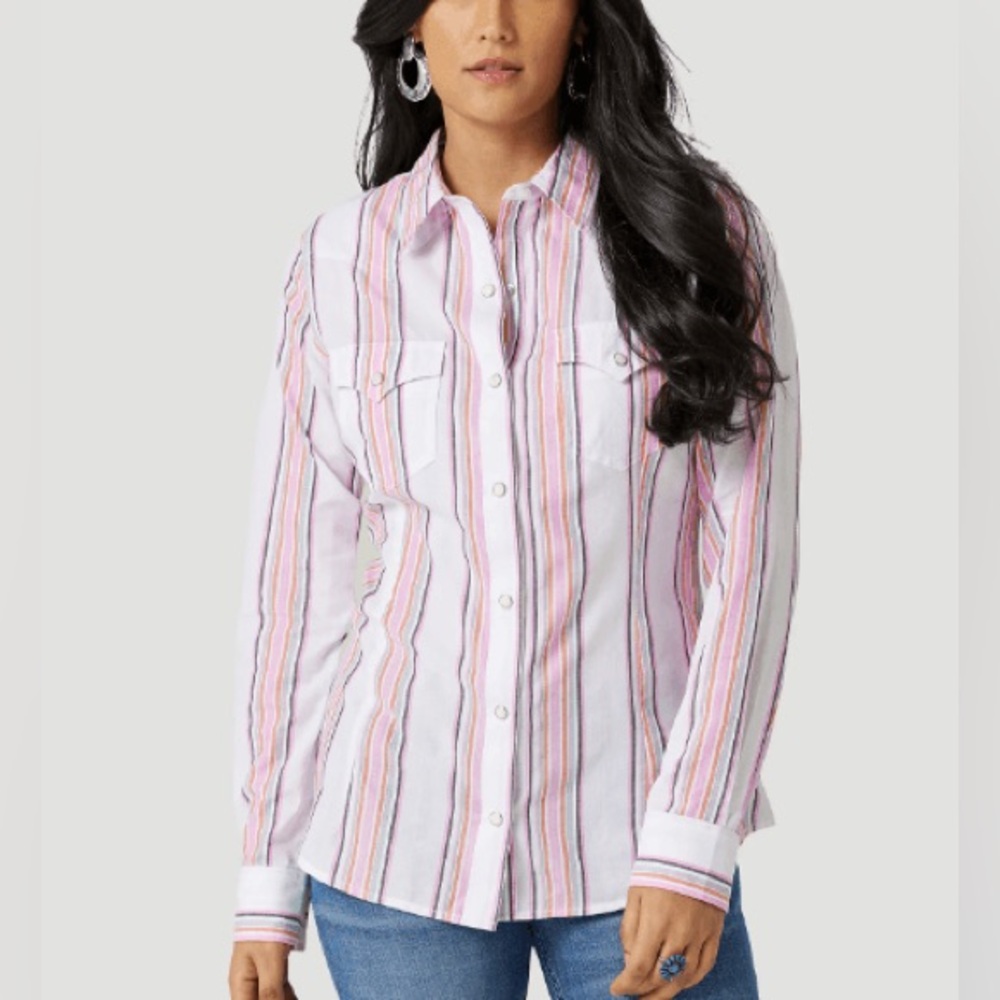 Wrangler Retro Stripe Western Shirt